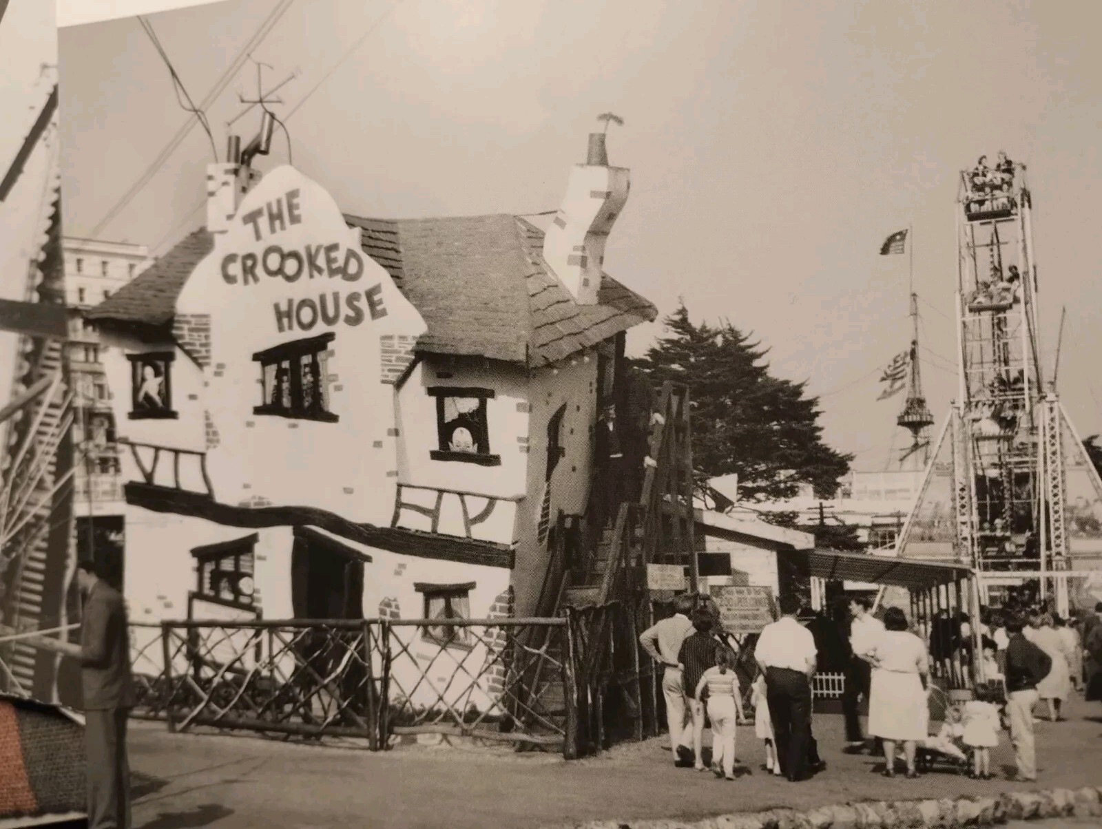 Sk71 Ephemera Reprint Picture Peter Pan Playground Southend On Sea 1950s