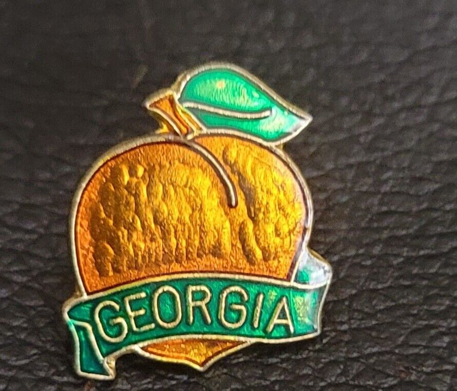 Vintage Georgia Peach Lapel Pin