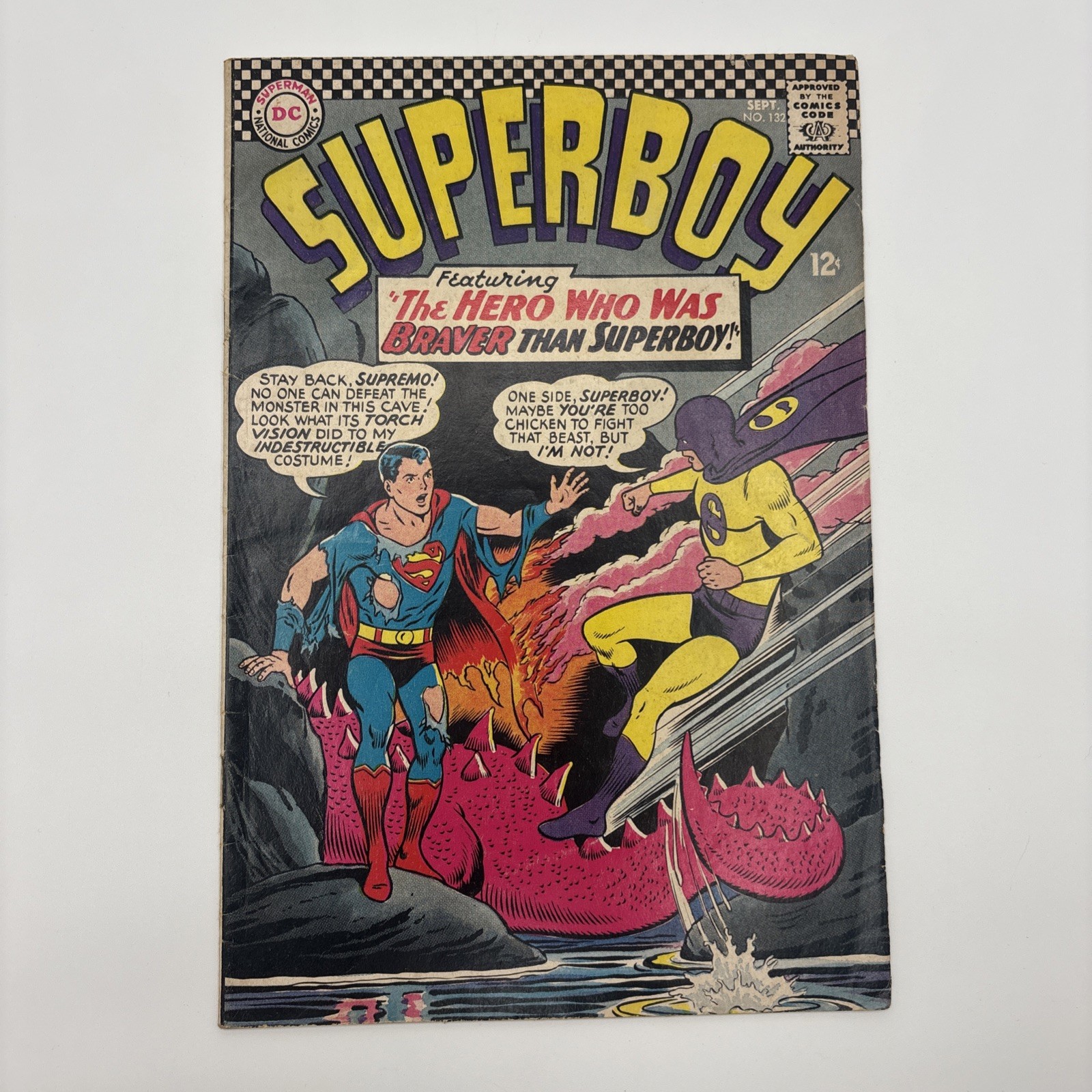 Superboy #132 – Silver Age Key Issue – 1st Supremo – Complete – GD/VG 3.0