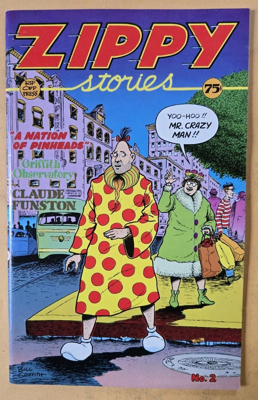 Zippy Stories #2 Original 1978 Print Created By Bill Griffith Rip Off Press