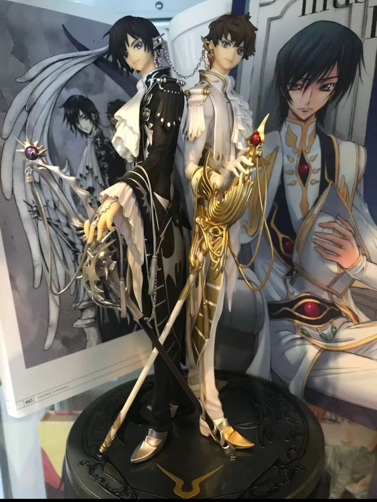 Code Geass MegaHouse Lelouch of the Rebellion R2 CLAMP in Lelouch & Suzaku 1/8 Code Geass MegaHouse Lelouch of the Rebellion R2 CLAMP in Lelouch & Suzaku 1/8