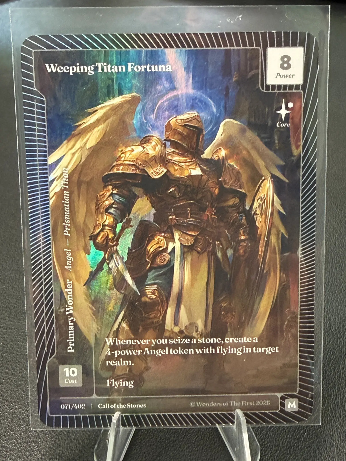 Wonders of the First Call of the Stones Weeping Titan Fortuna #071 Classic Foil