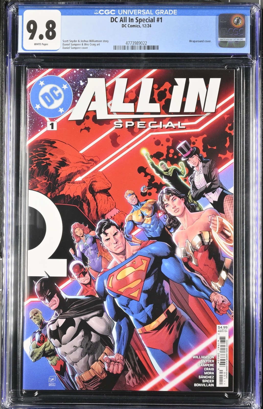 Dc All in Special #1 CGC 9.8 1st Print 1stAbsolute Batman Wonder Woman Superman