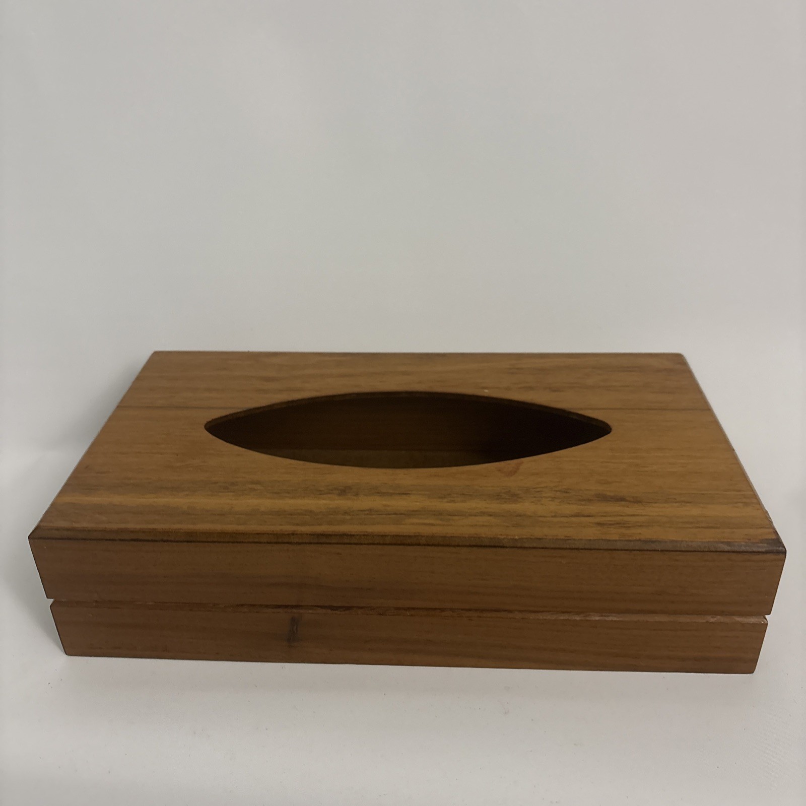 RARE Gruvwood Vtge Mid-Century Modern Tissue Box by National Products