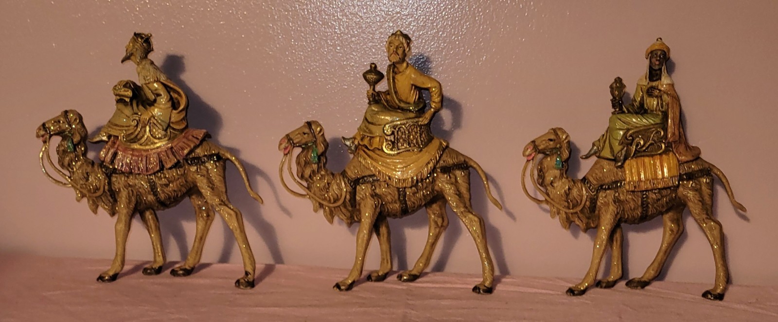 Three Wise Men On Camels Italy Detailed 