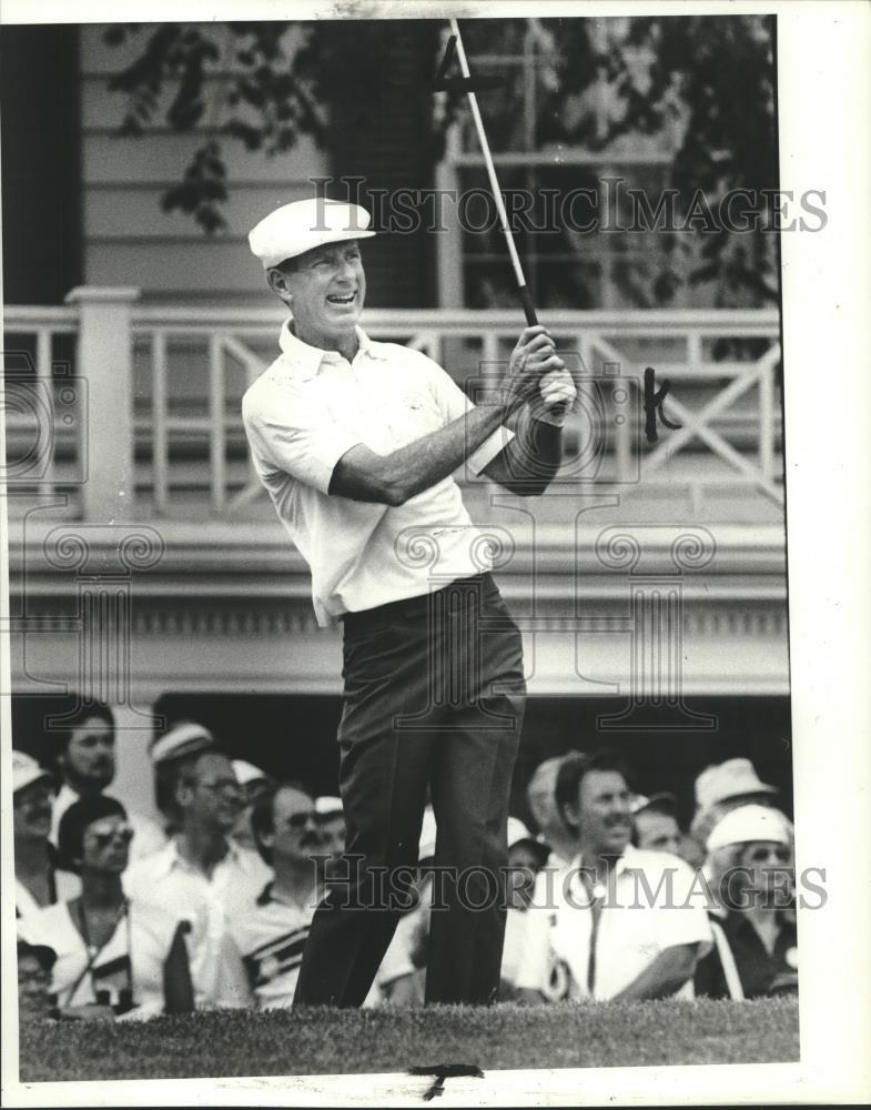 1981 Press Photo Bill Campbell - net35255