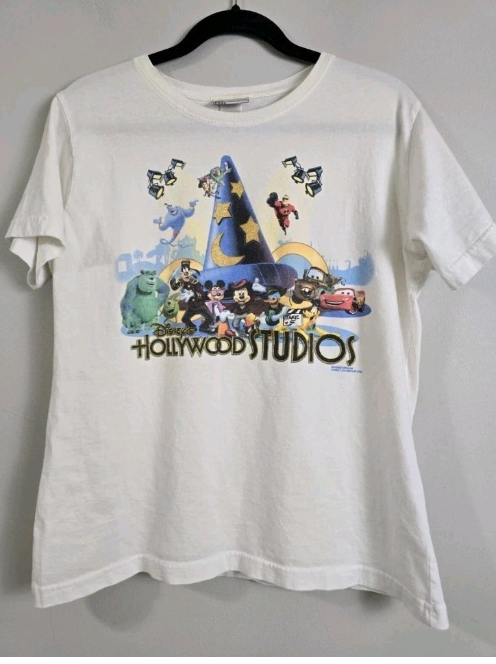 Vtg Walt Disney World Hollywood Studios Sorcerer's Hat Toy Story Pixar Tee Y2K
