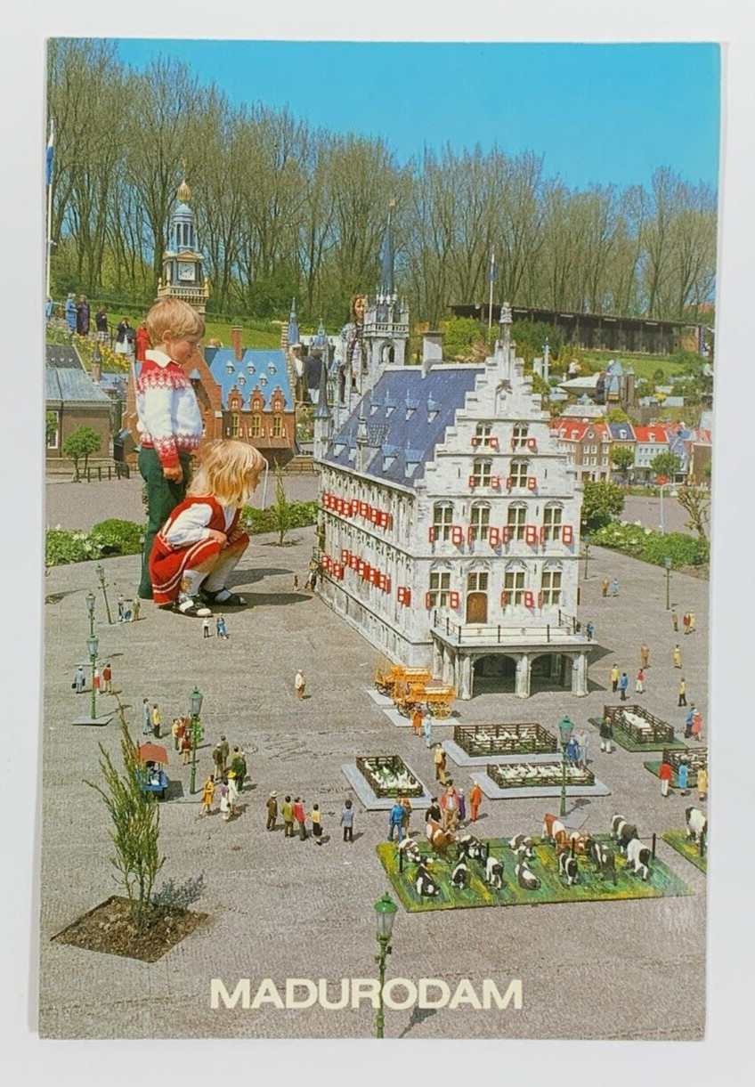 Town Hall in Gouda Miniature city of Madurodam The Hague Netherlands Postcard