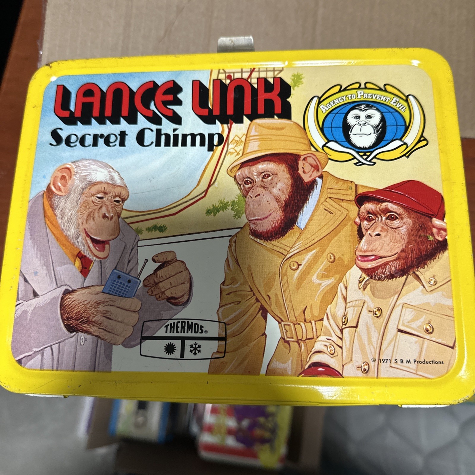 Vintage LANCE LINK Lunchbox & Thermos -  ( 1971 )