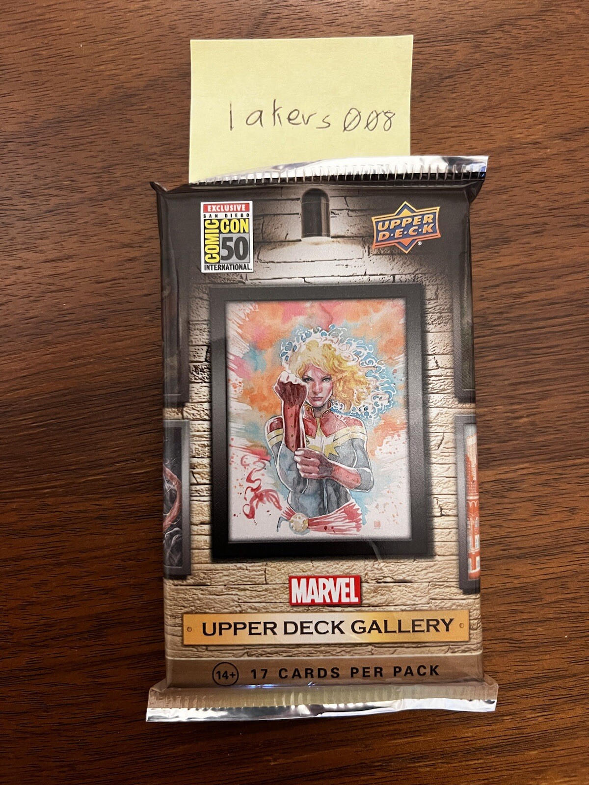 SDCC 2019 MARVEL Upper Deck Gallery Pack EXCLUSIVE SEALED LE 1500