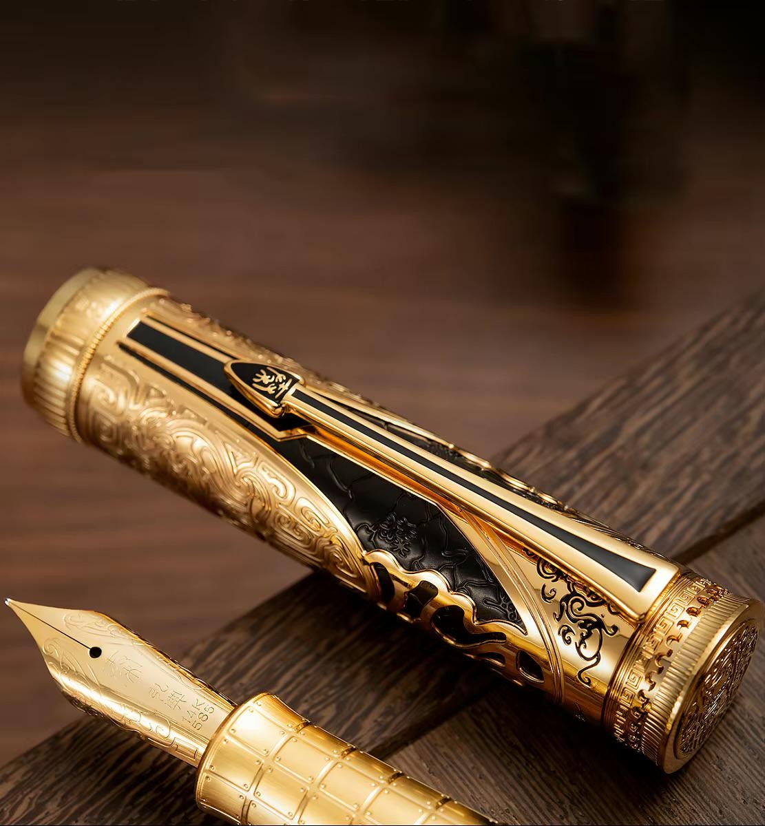 Hongdian D5 Qin Dynasty Fountain Pen - 14K Gold Nib