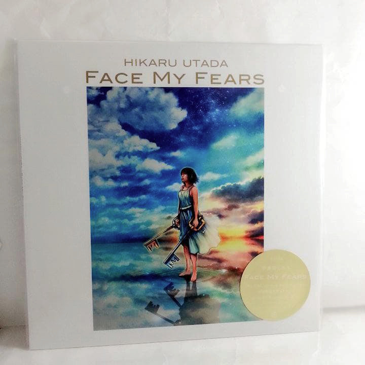 Hikaru Utada Face My Fears Vinyl LP Kingdom Hearts III Limited Edition Poster JP