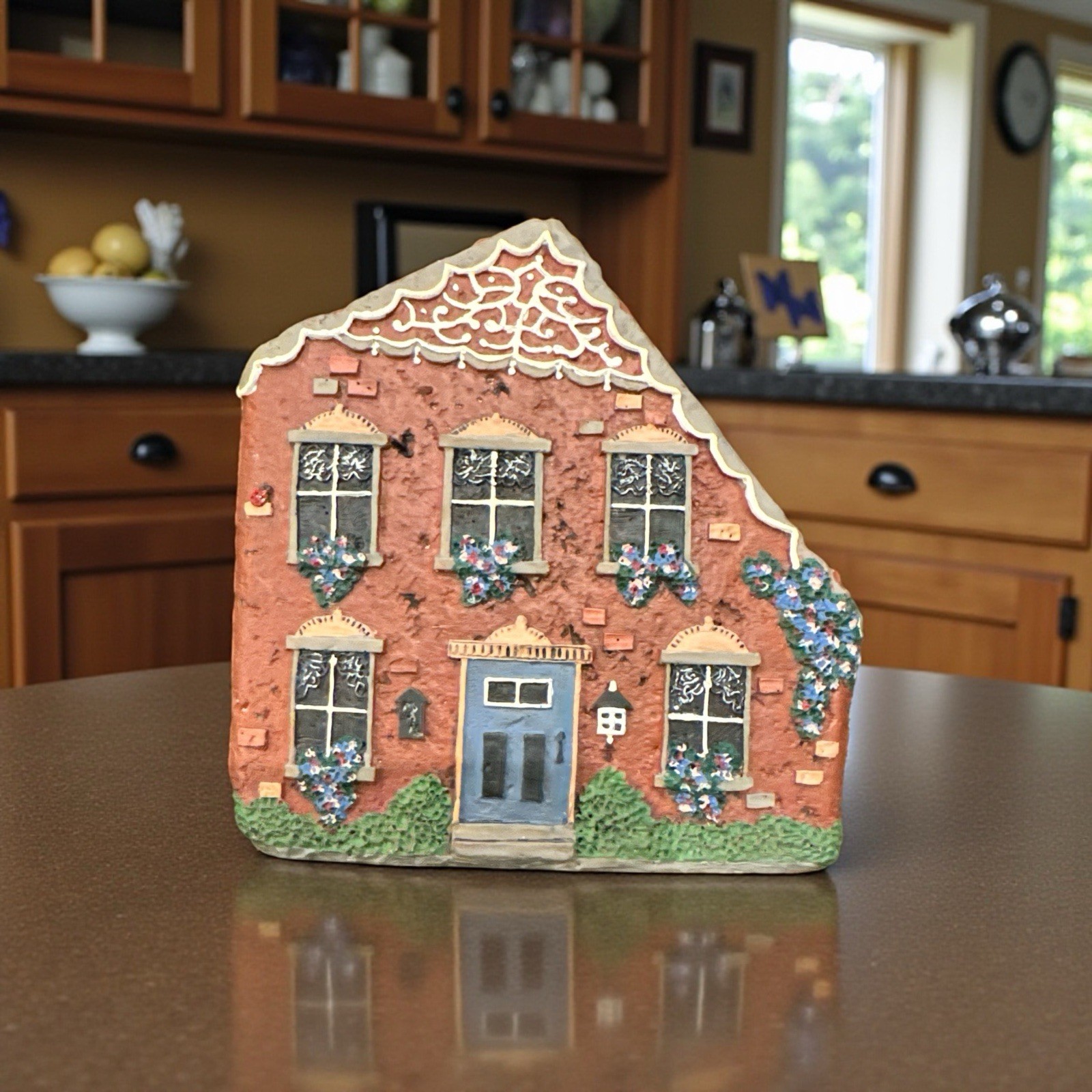 Enesco Brick By Brick Vintage Lavender And Lace Cottage Miniature #340863
