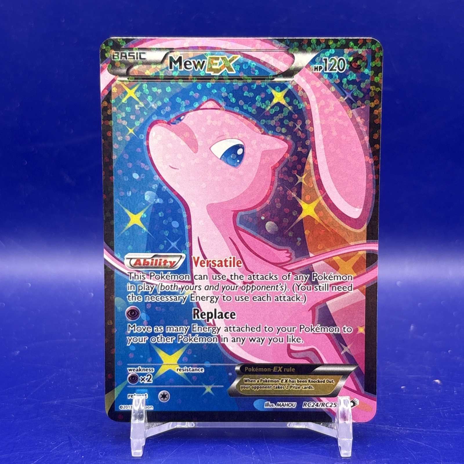Mew EX (Full Art) RC24/RC25 Legendary Treasures: Radiant Collection LP RARE