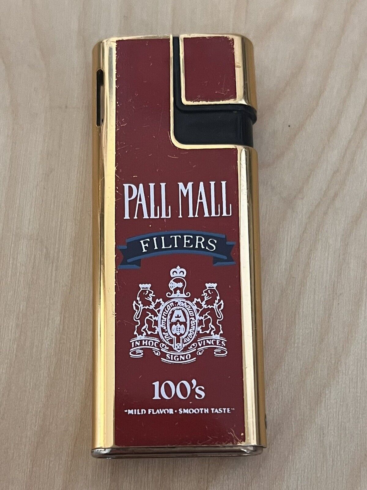 Vintage Pall Mall Cigarettes Lighter - Collectible Retro Smoking Accessory