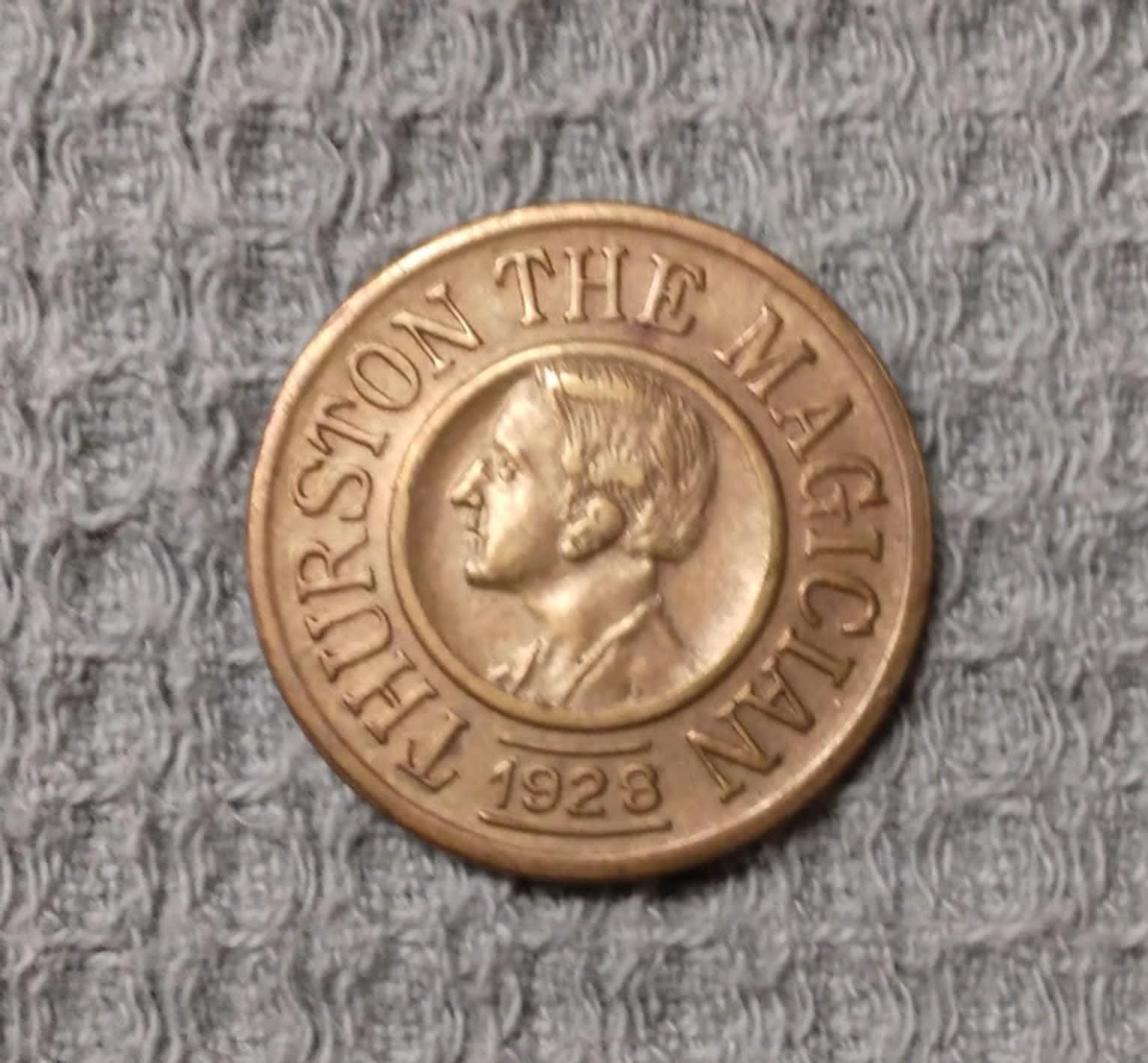 Thurston the Magician Brass Token 