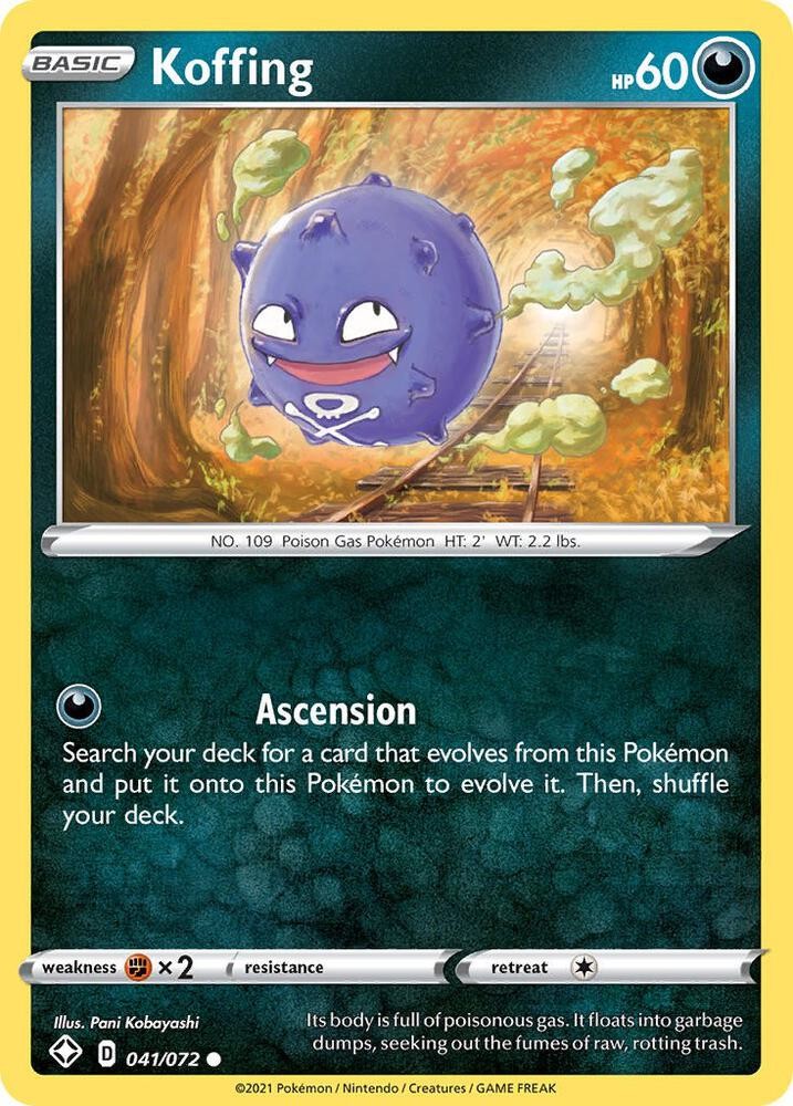 Koffing Common Shining Fates 041/072 NM