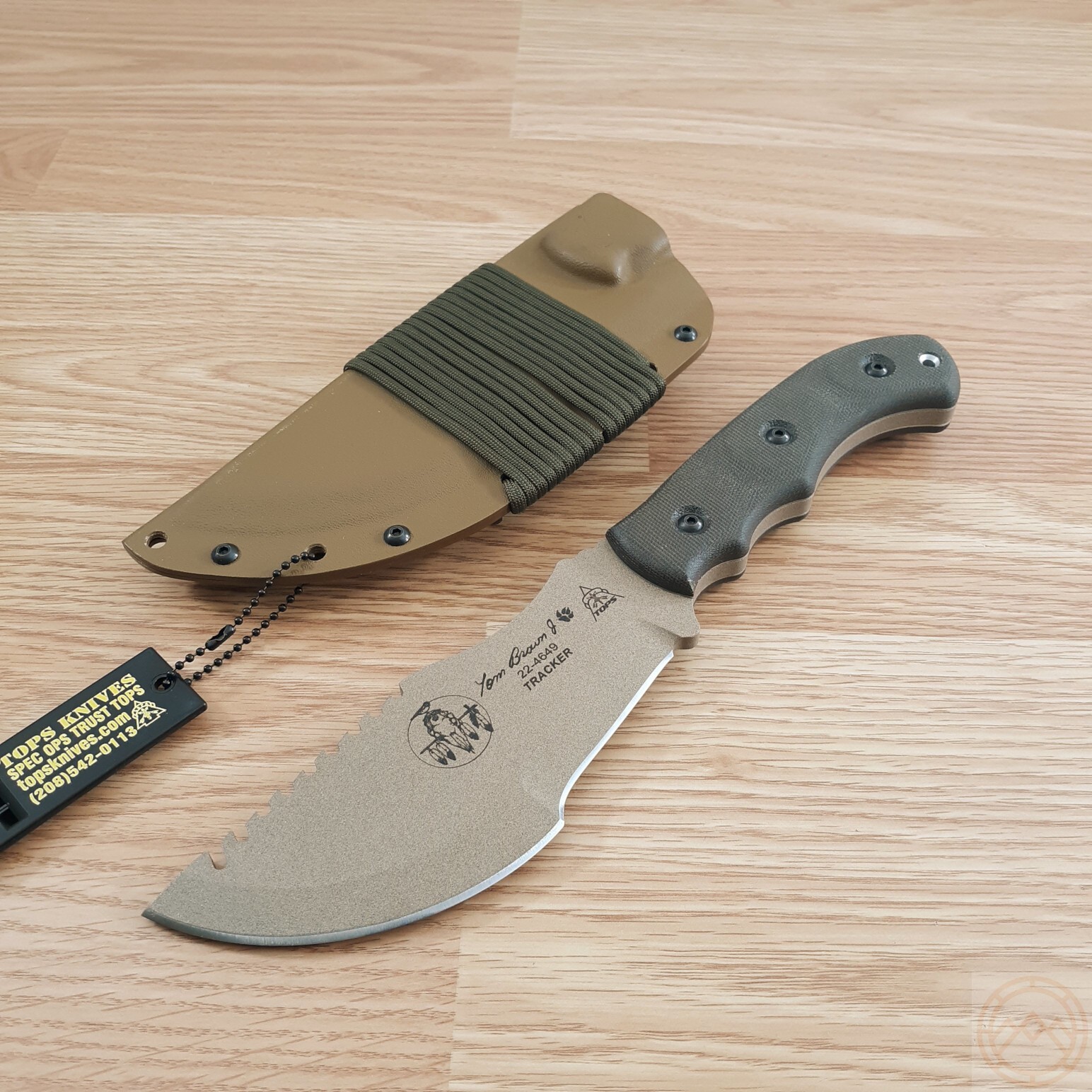 TOPS Tom Brown Tracker Fixed Knife 6.38\