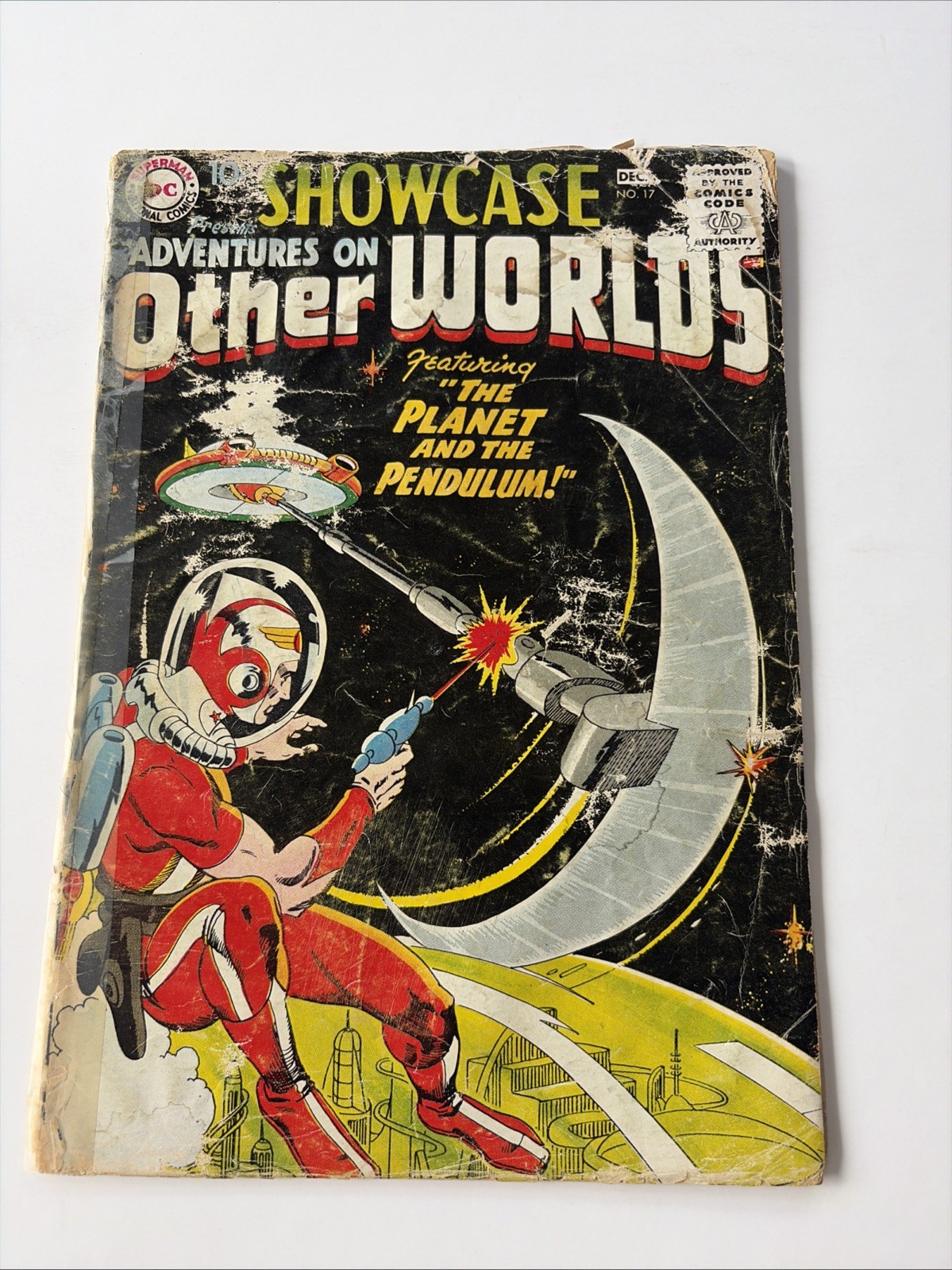 Showcase #17 - 1st App + Origin of Adam Strange - KEY - DC - 1958