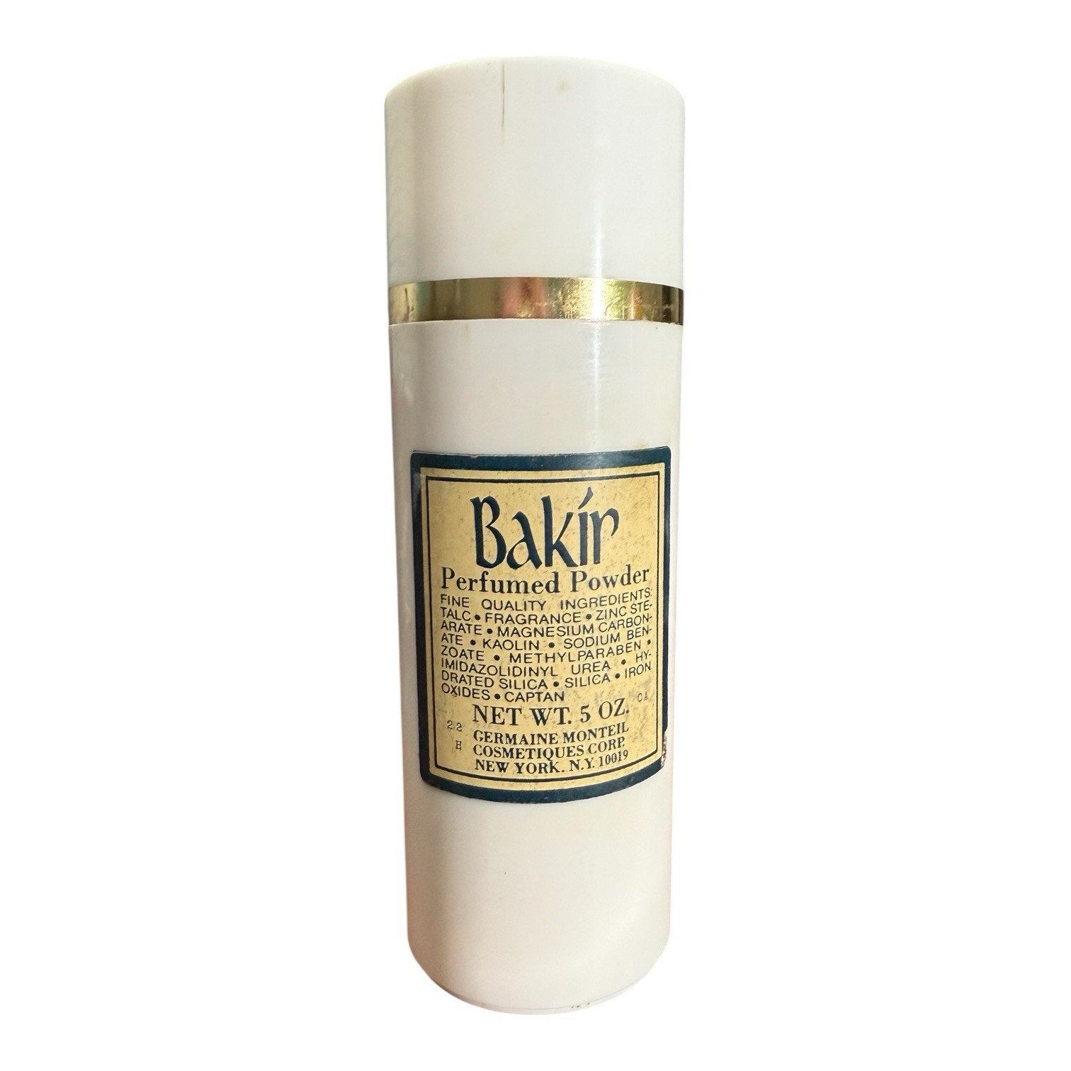 Vintage-Germaine Monteil Bakir Perfumed Powder   5 oz Original Rare