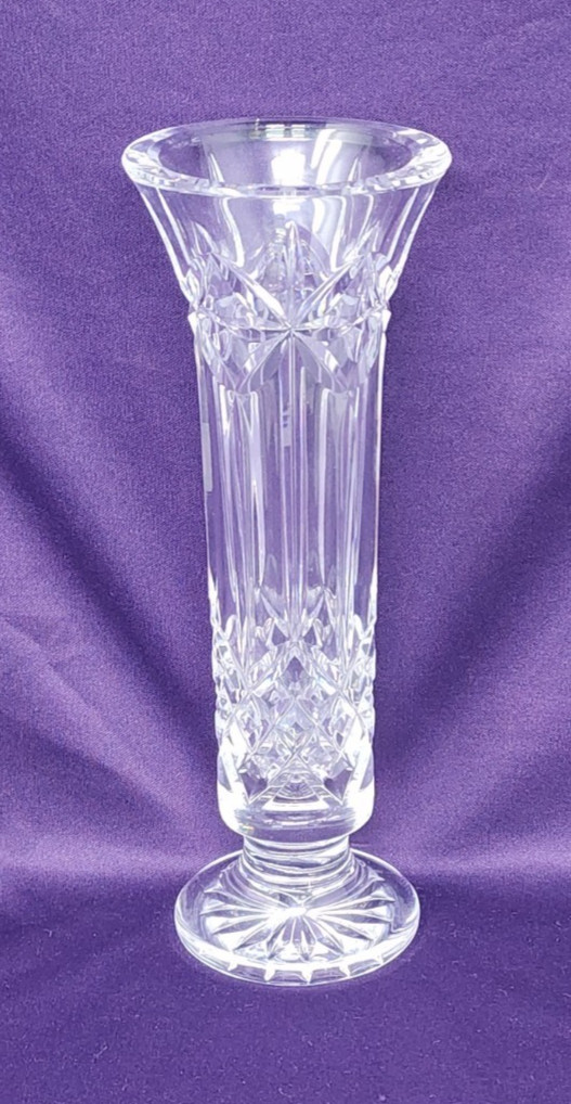 WATERFORD Balmoral Crystal Bud Vase  Discontinued 9\