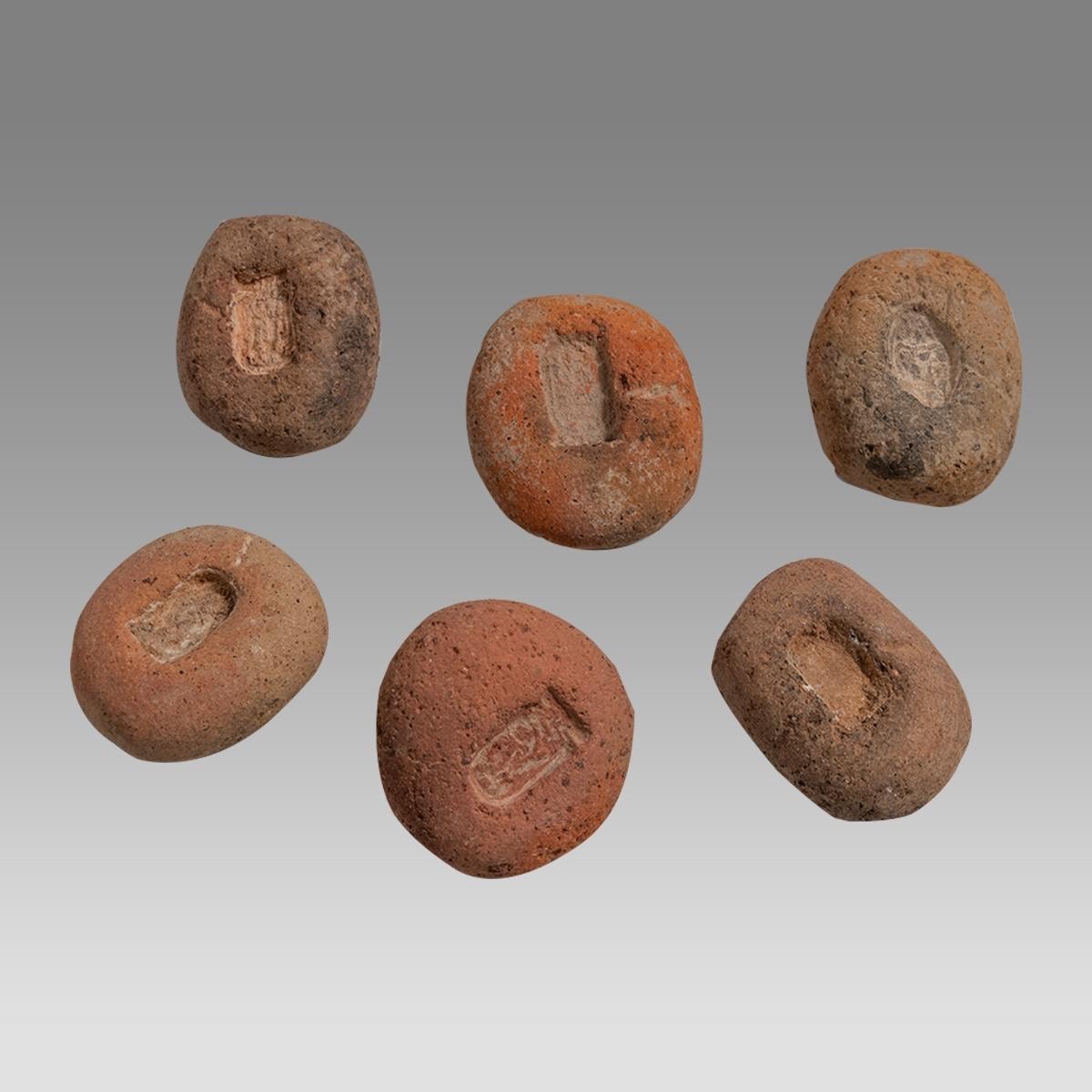 Ancient Egyptian Amarna Terracotta Amulet Mold, 18th Dynasty, 1353–1336 BC