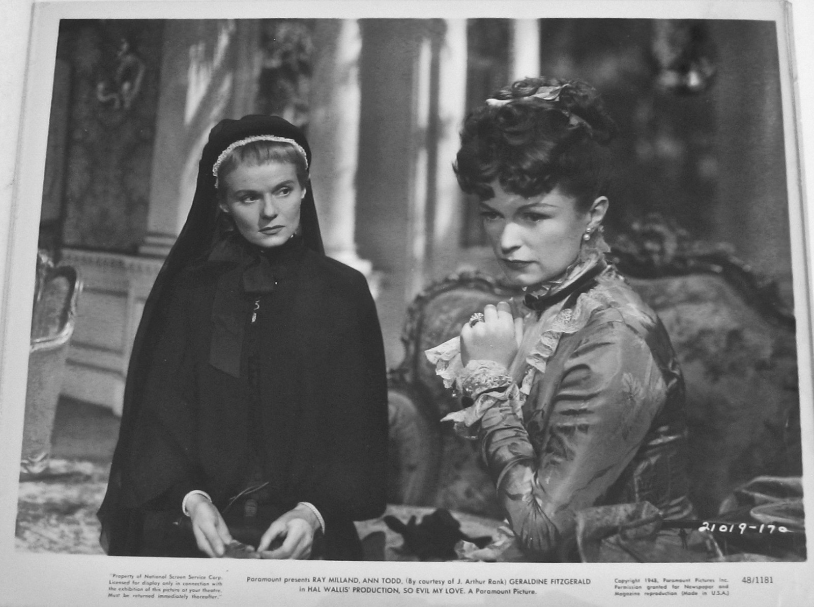 Ann Todd & Geraldine Fitzgerald in \