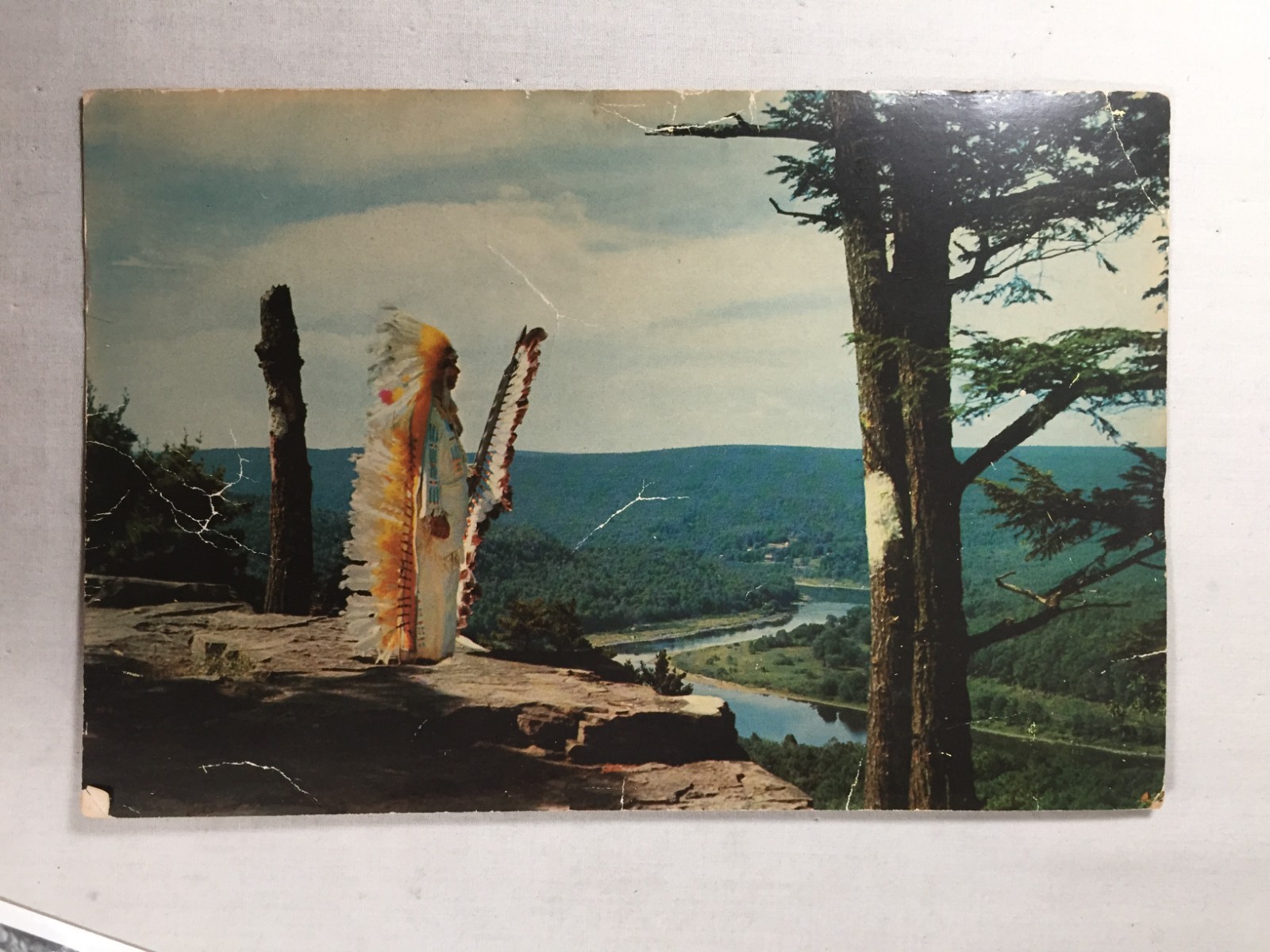 A Scenic Wonder from Indian Cliffs Giant Scout Postcard BSA Paperwork