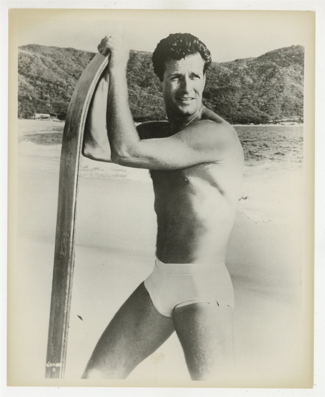 Hugh O'Brian 1970 Gorgeous Surfer Beefcake Male Physique Hunk Stud Gay 10038