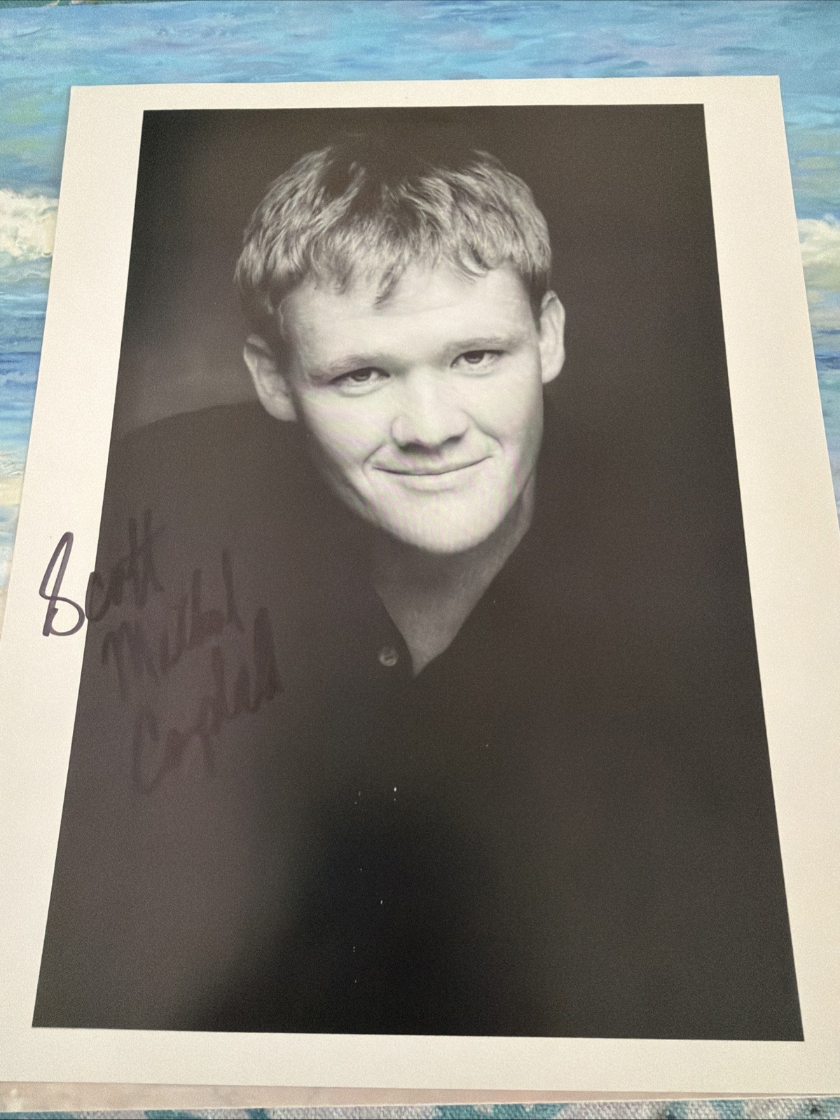 Scott Michael Campbell head shot autographed photo signed 8x10 #1 Scott Michael Campbell head shot autographed photo signed 8x10 #1