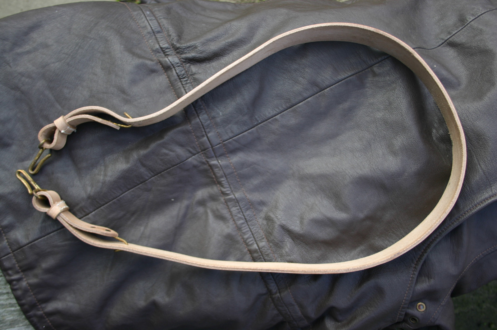 Leather Haversack Sling for 1878, 1899, and 1902 US Army Haversacks