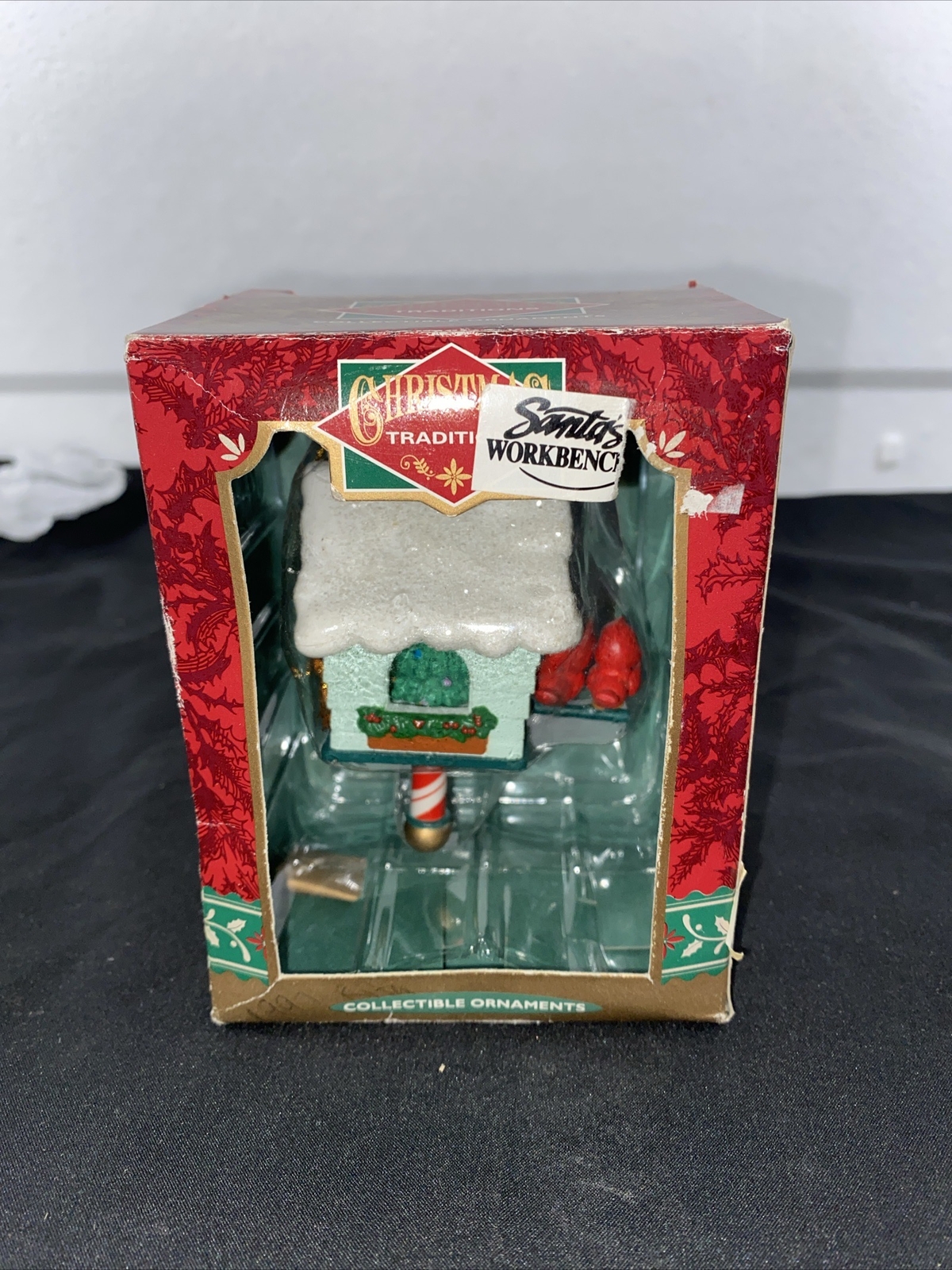 Matrix Christmas Traditions Bird House With Bird Ornament IOP 