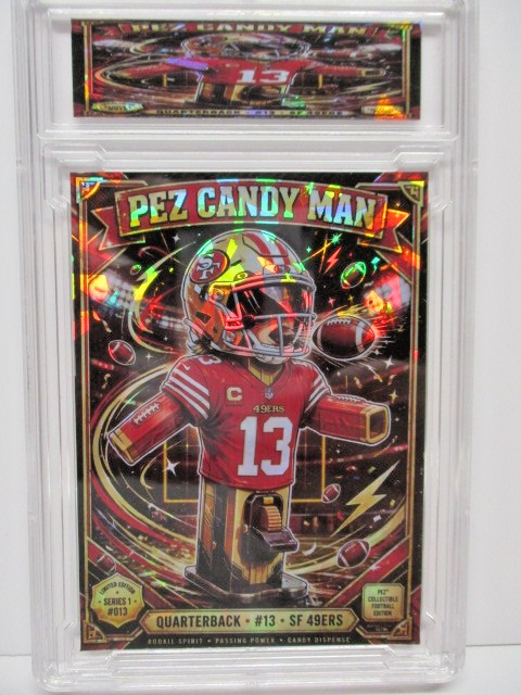 2026 Graded 9 SP/500 PEZ Candy Man Brock Purdy  Refractor   ccv rc