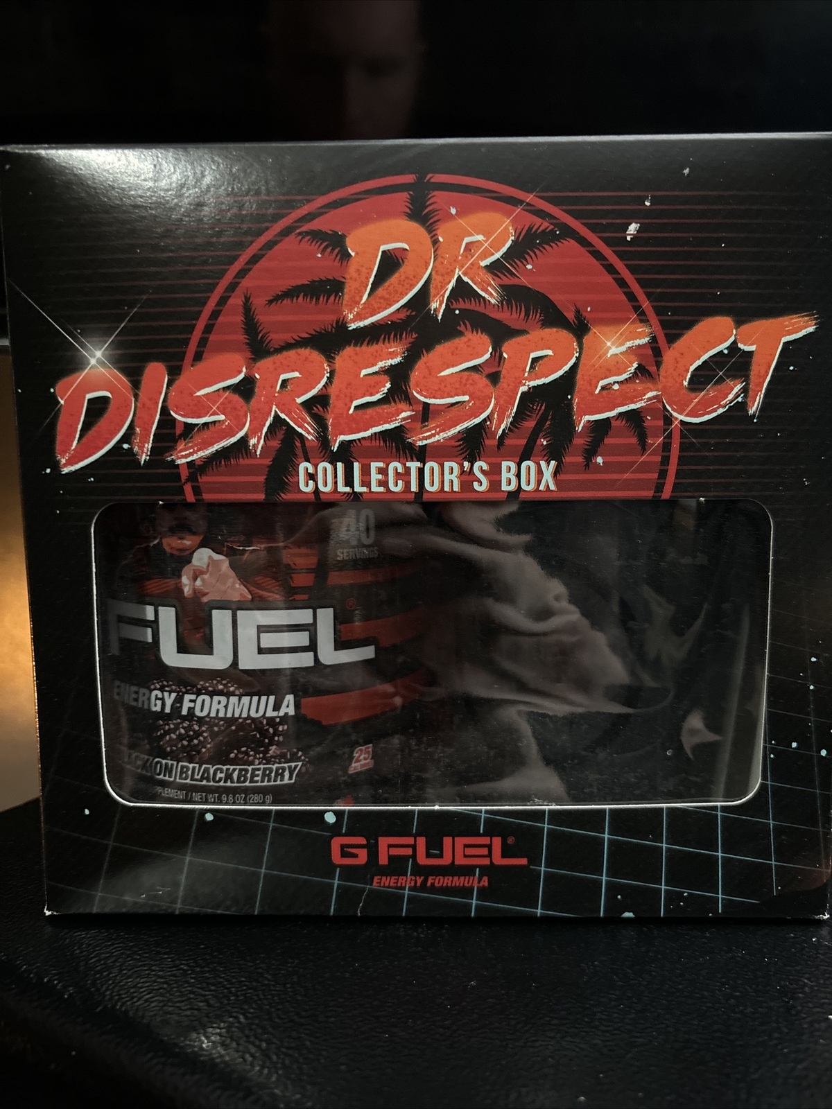 Dr Disrespect GFuel Collectors Box - NEW UNOPENED - VSM out of your mind (Rare)