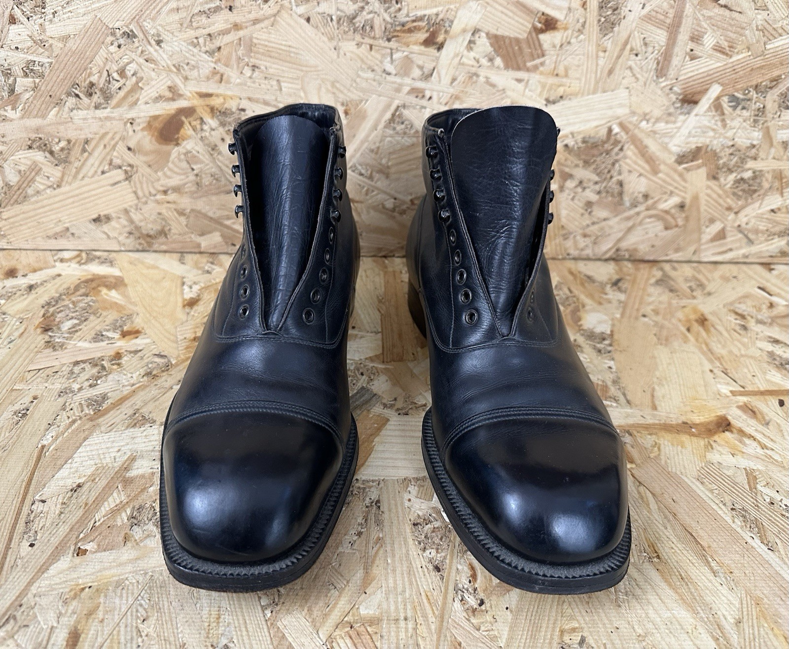 German boots, 1953, size 41 (9-9 US), vintage, mid-20th century German boots, 1953, size 41 (9-9 US), vintage, mid-20th century