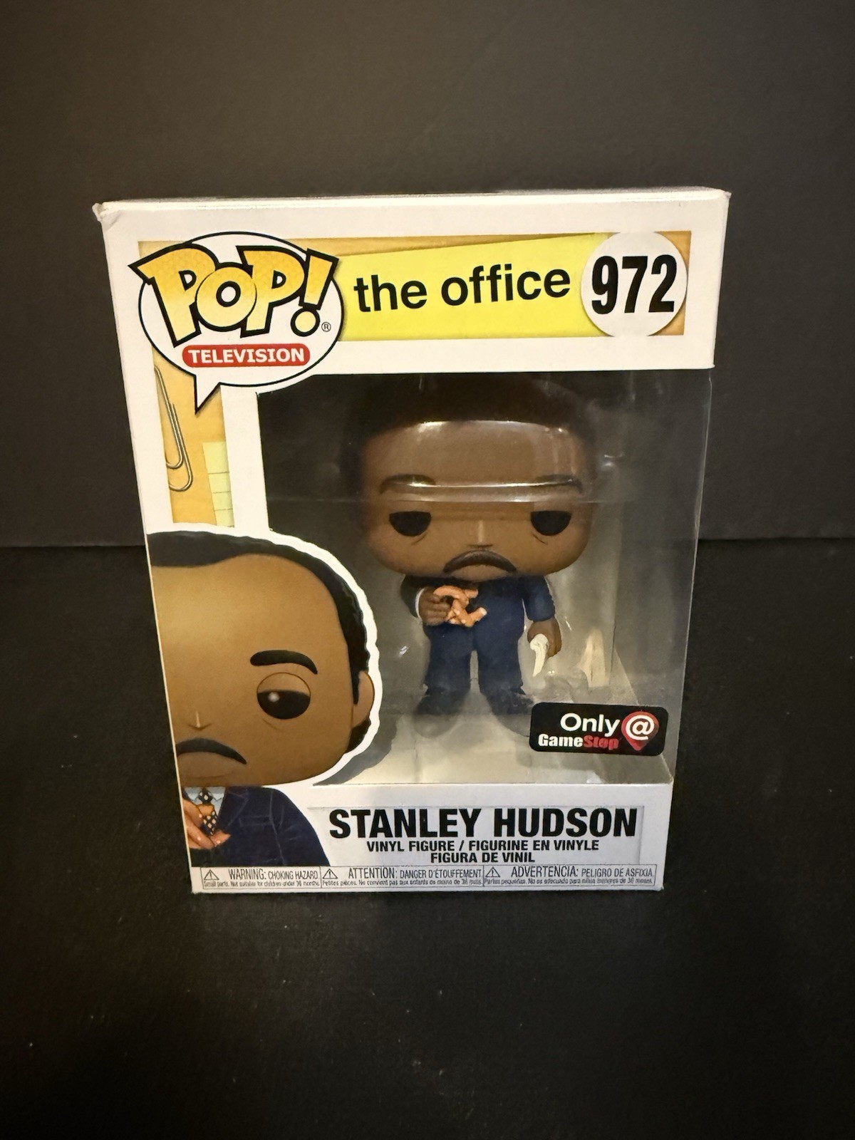 FUNKO POP STANLEY HUDSON 972 GAMESTOP EXCLUSIVE D02 FUNKO POP STANLEY HUDSON 972 GAMESTOP EXCLUSIVE D02