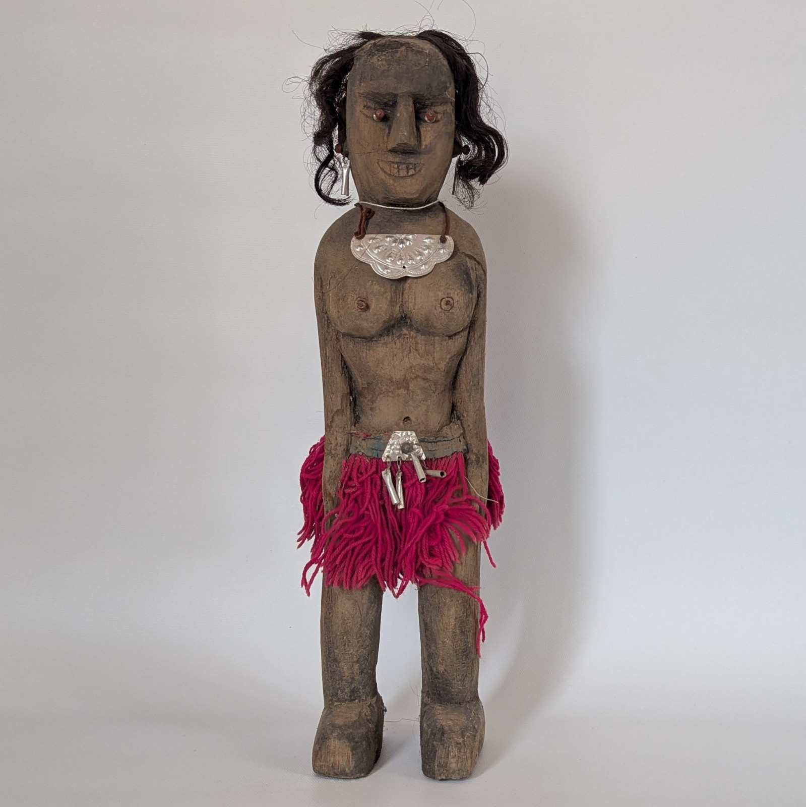 Antique Karen Tribe Wooden Statue - 16\ Antique Karen Tribe Wooden Statue - 16\