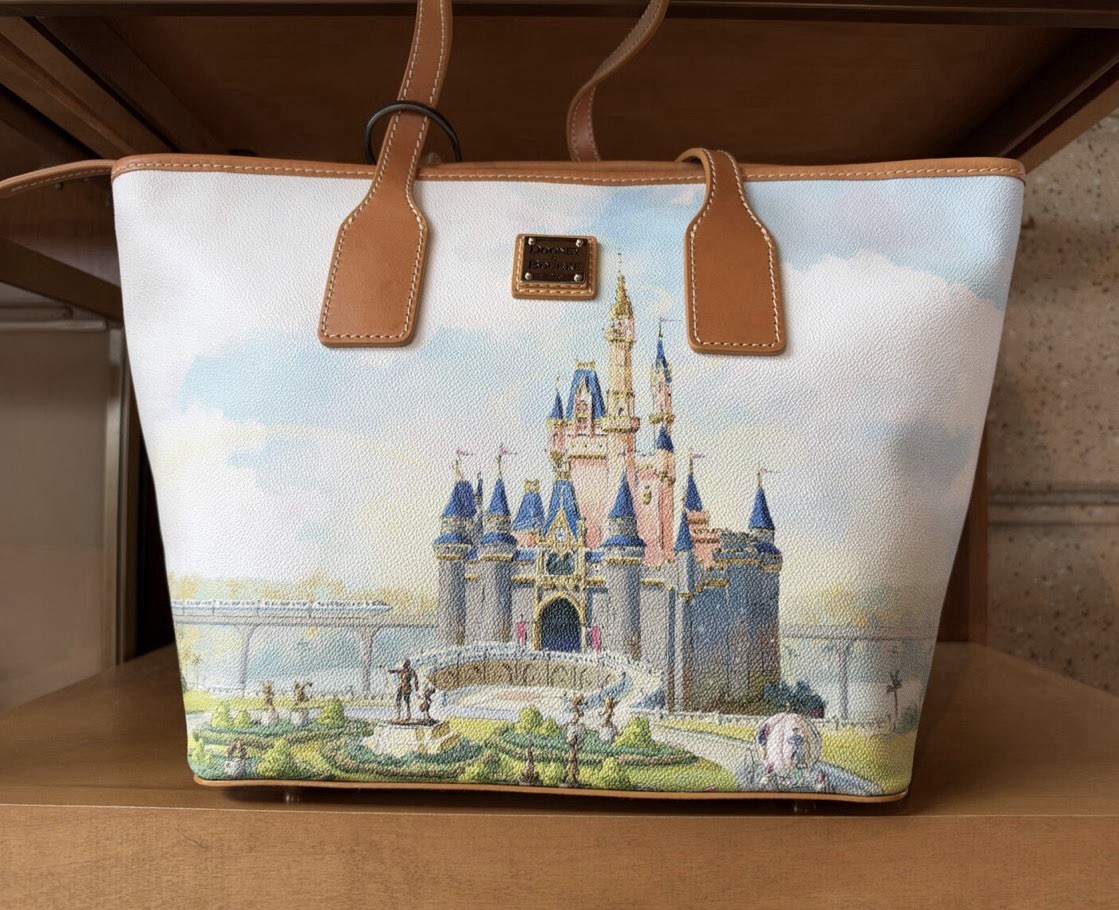 2026 Walt Disney World 55th Anniversary Dooney & Bourke Castle Tote Bag NEW