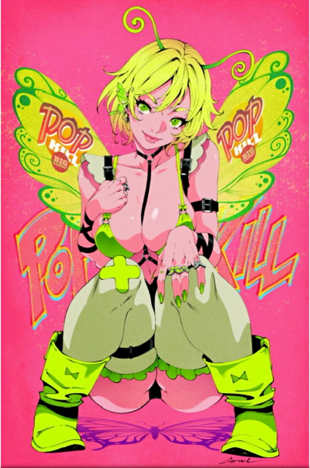 POP KILL BIG CANDY #1 Godtail [PINK] Virgin NYCC Big Dex LTD 400 PRESALE NM