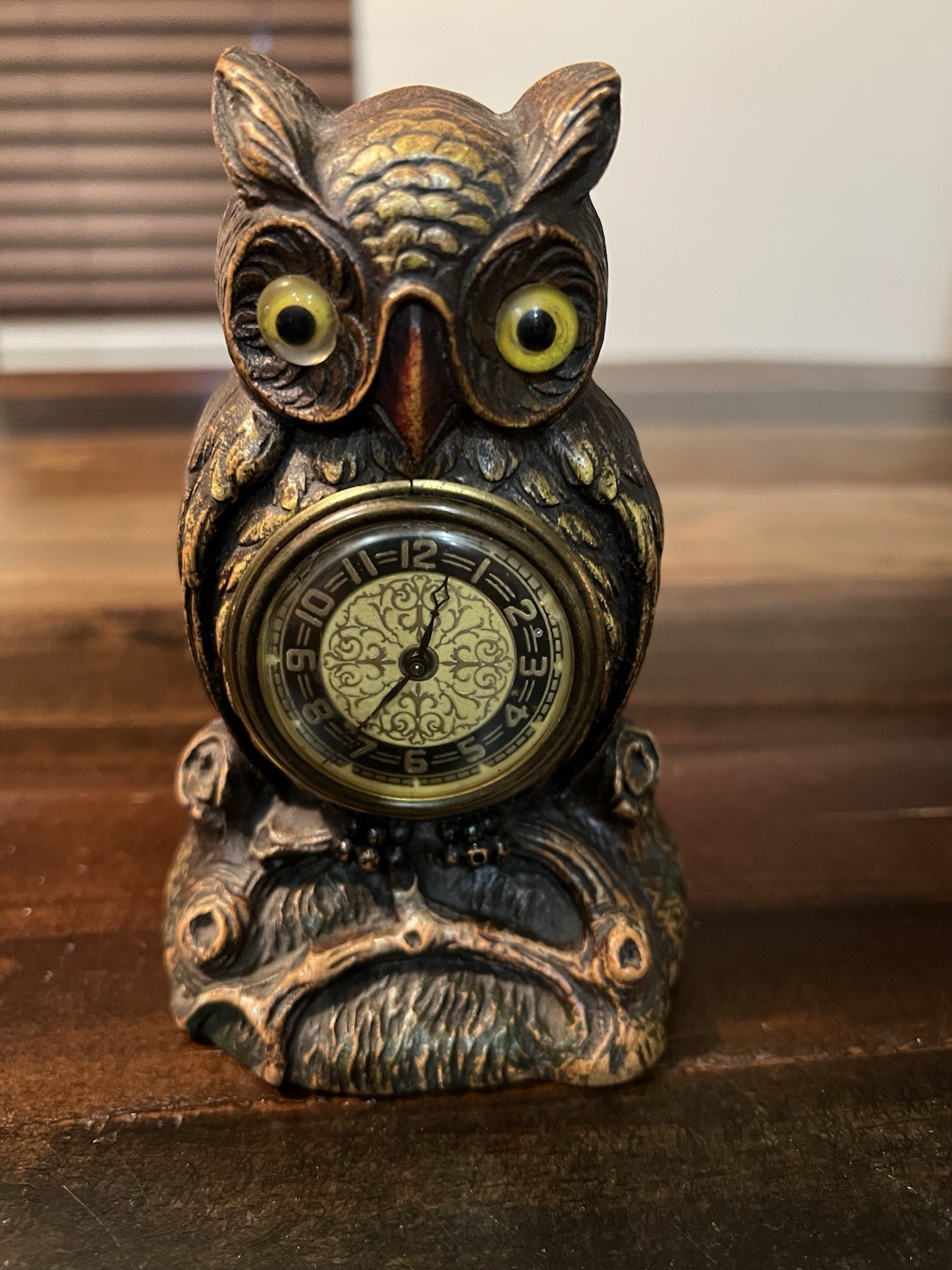 1928 Owl Pendulette Belly Clock 1928 Owl Pendulette Belly Clock