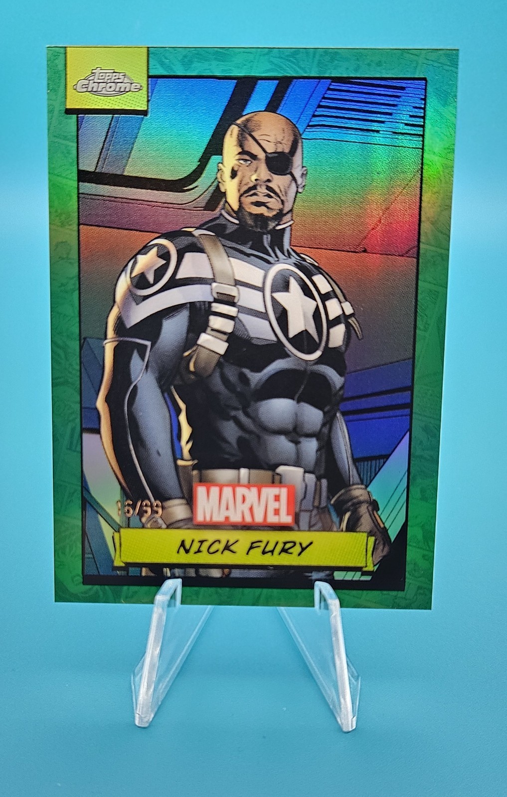2024 Topps Chrome Marvel Luke Cage Green Refractor #12  #/99  CS2026003