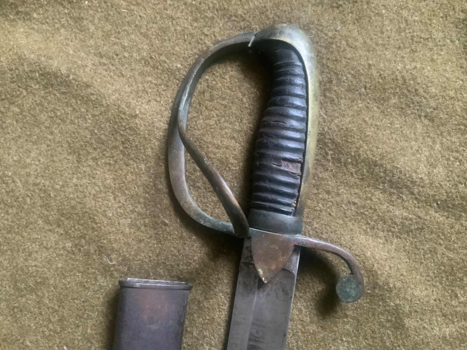 Napoleonic War Era Dragoon Engraving Sword