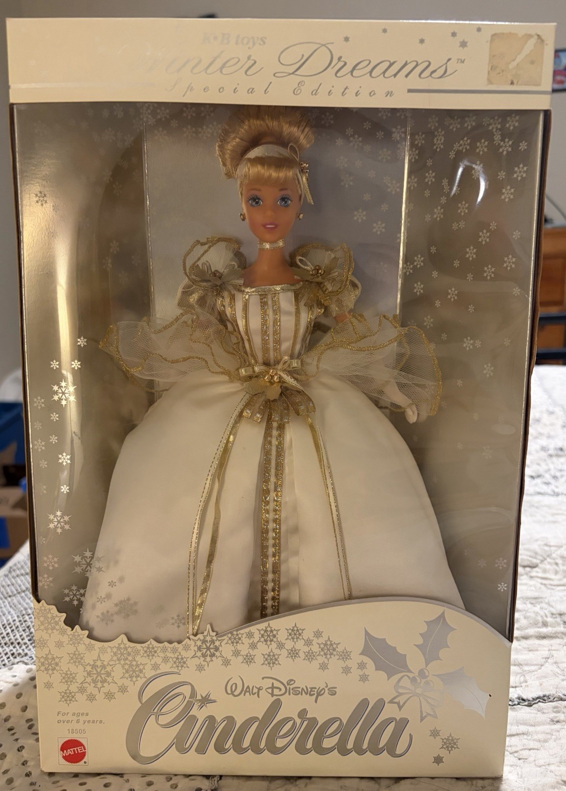 Mattel Disney Cinderella Winter Dreams Special Edition Doll 1996