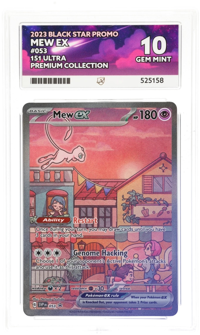 ACE 10 GEM MINT Mew ex 053 Black Star Promo 2023 Pokemon