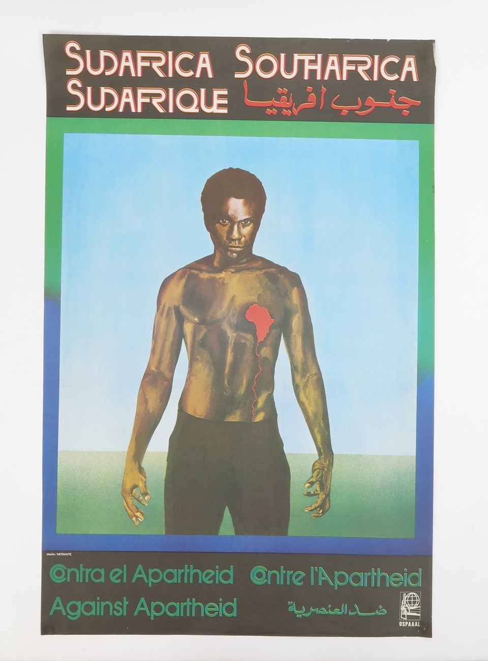 Original 1982 OSPAAAL Poster South Africa 