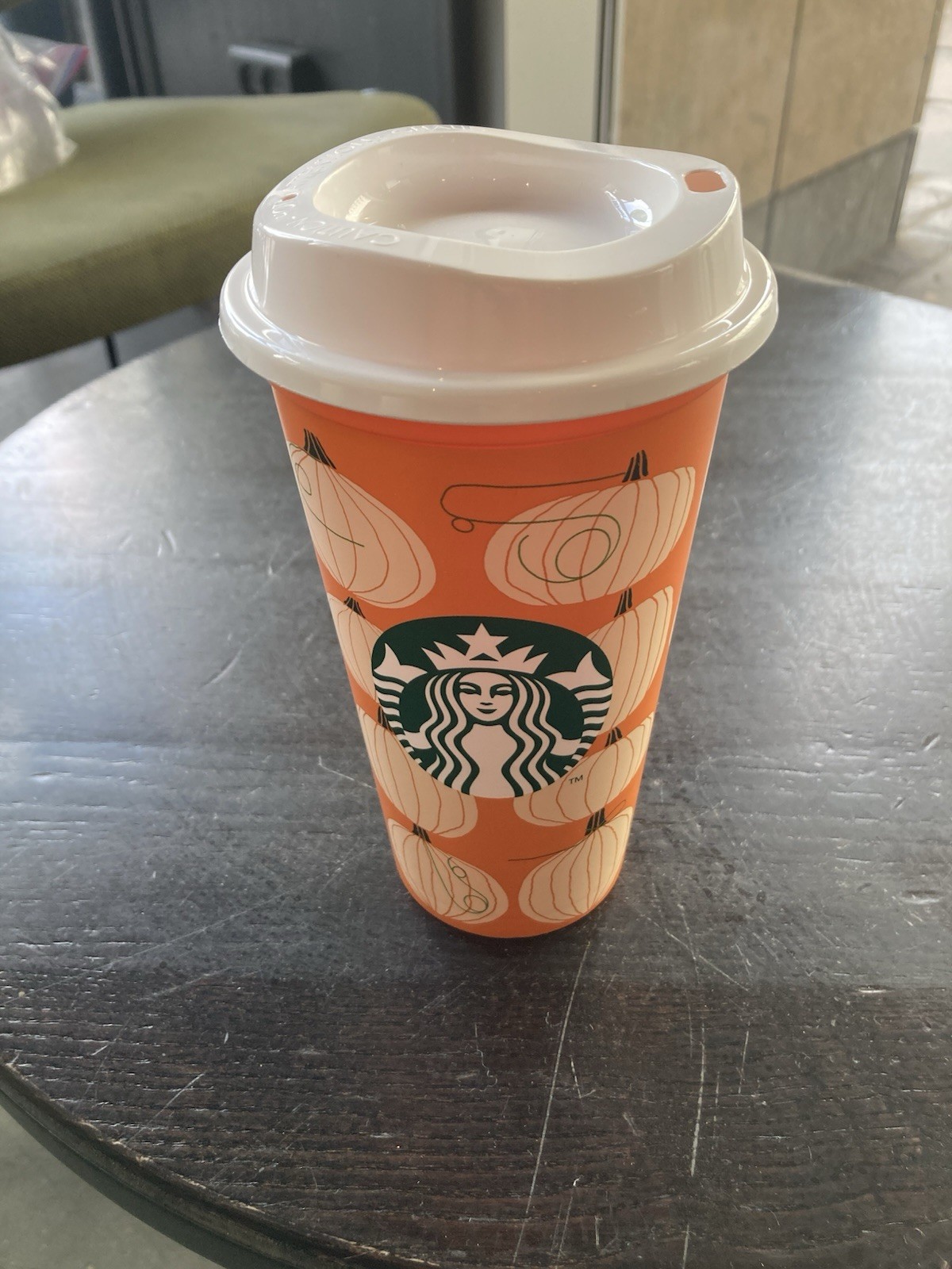 Starbucks 2026 Ltd. Ed. Halloween Pumpkin Reusable Tumbler New w/Tag