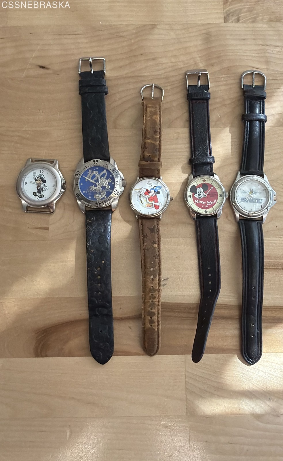 Vintage Disney Mickey Mouse Watch Lot 5 Cast Member Exclusive Limited Edition