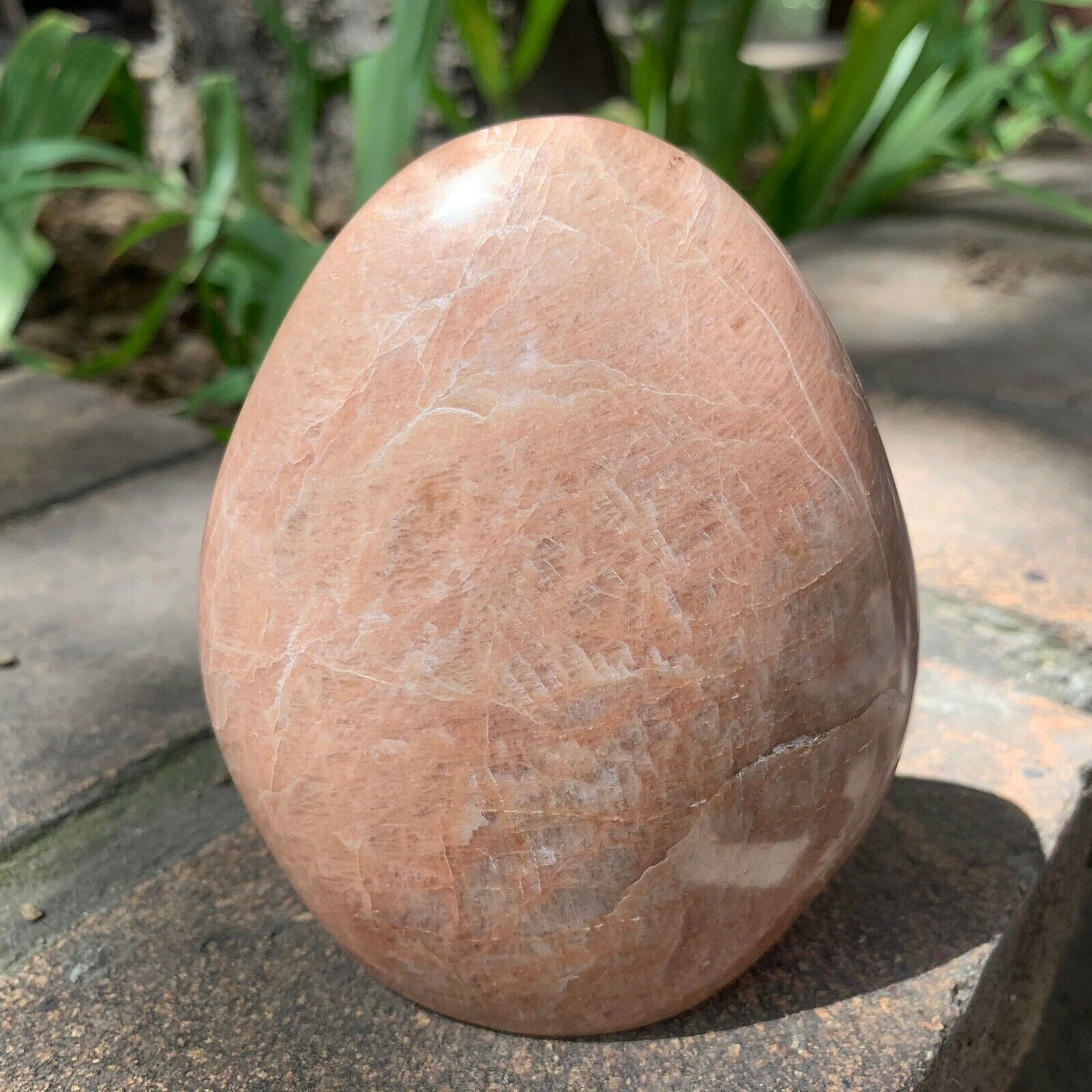 1.41LB  Natural orange Moonstone crystal quartz  specimen reiki heaing