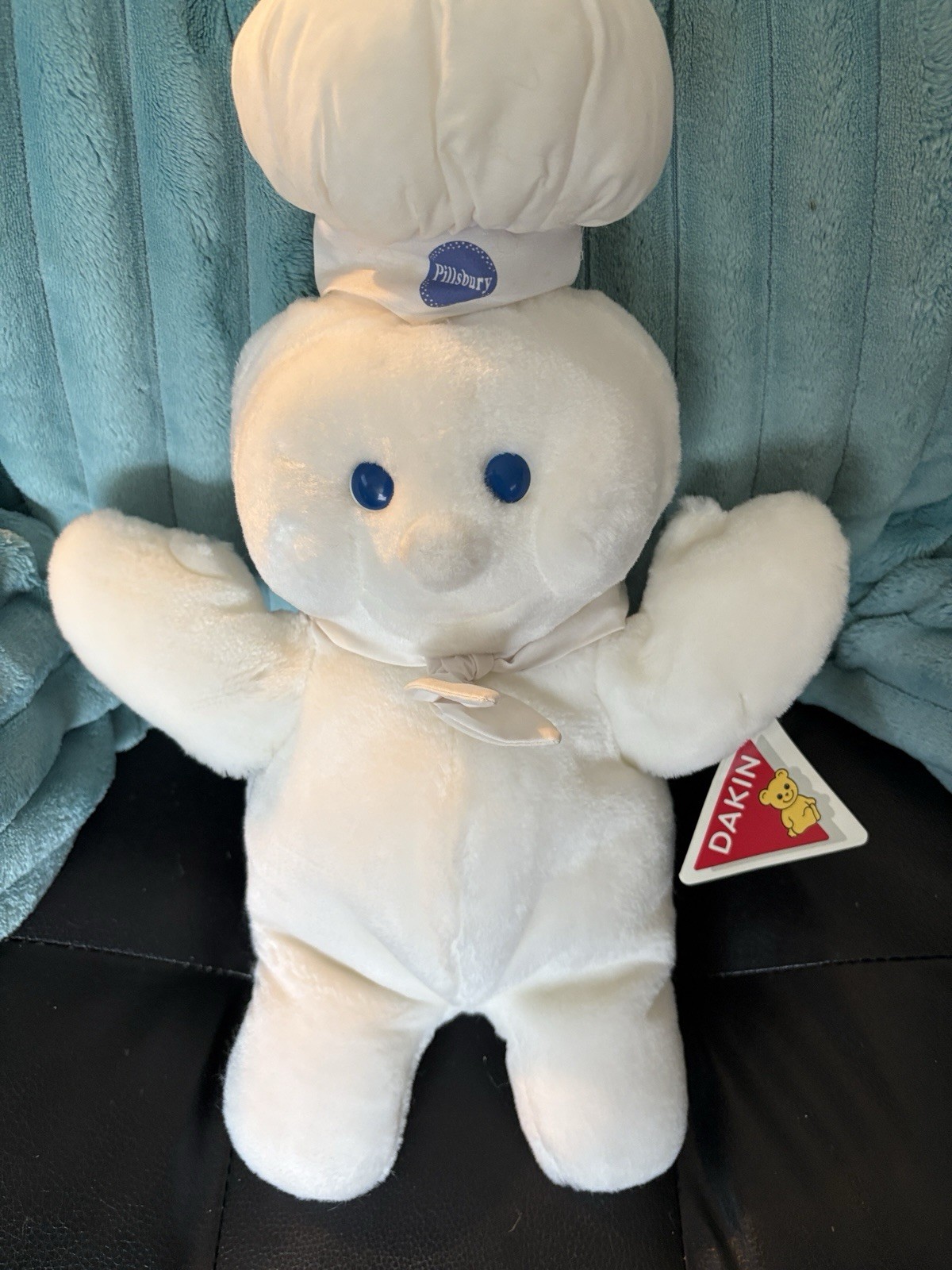Vintage 1987 Dakin Pillsbury Dough Boy Poppin\' Fresh Stuffed (Hand) Puppet RARE