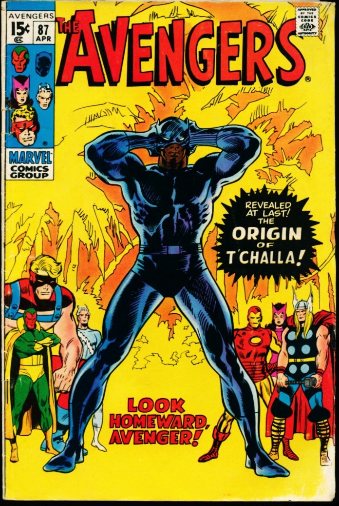 Avengers #87-1971 vg 4.0 Origin of the Black Panther